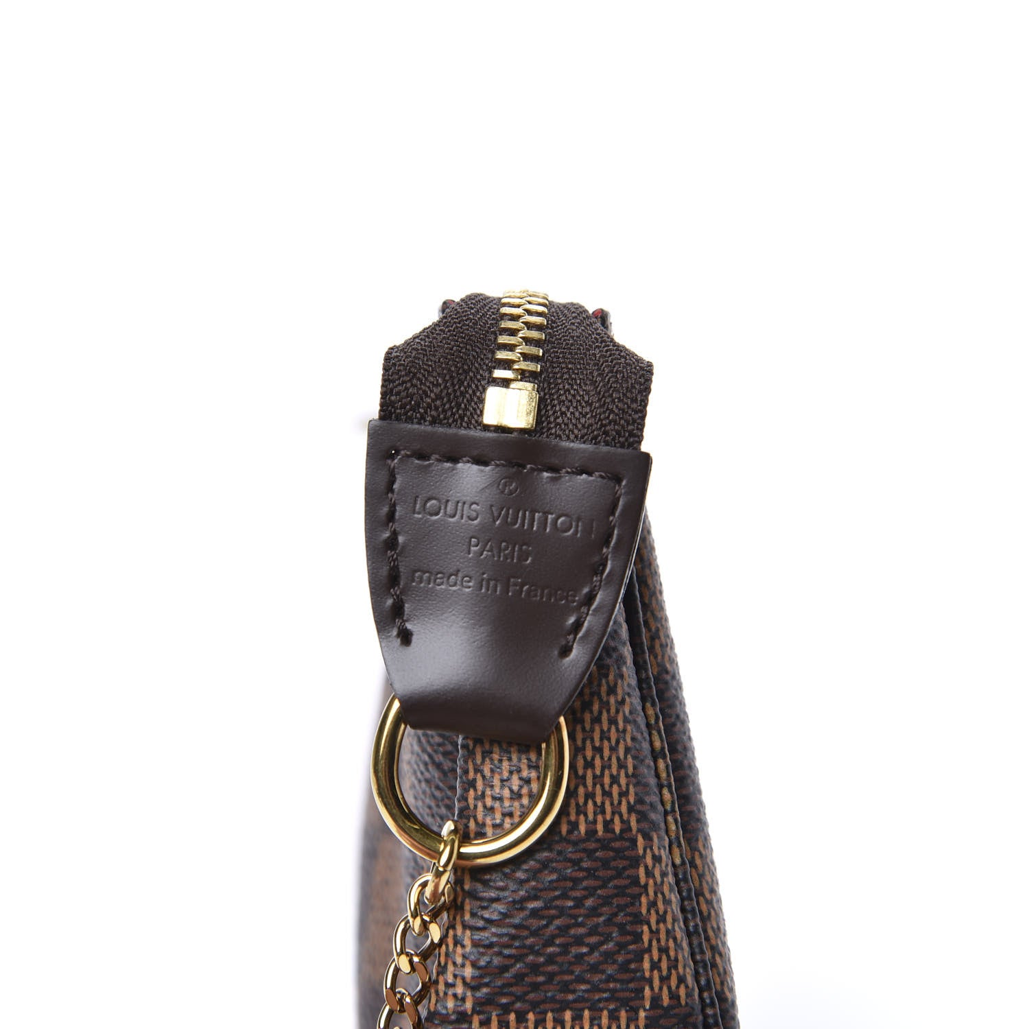 Louis Vuitton Damier Ebene Mini Pochette Accessories 7 of 10