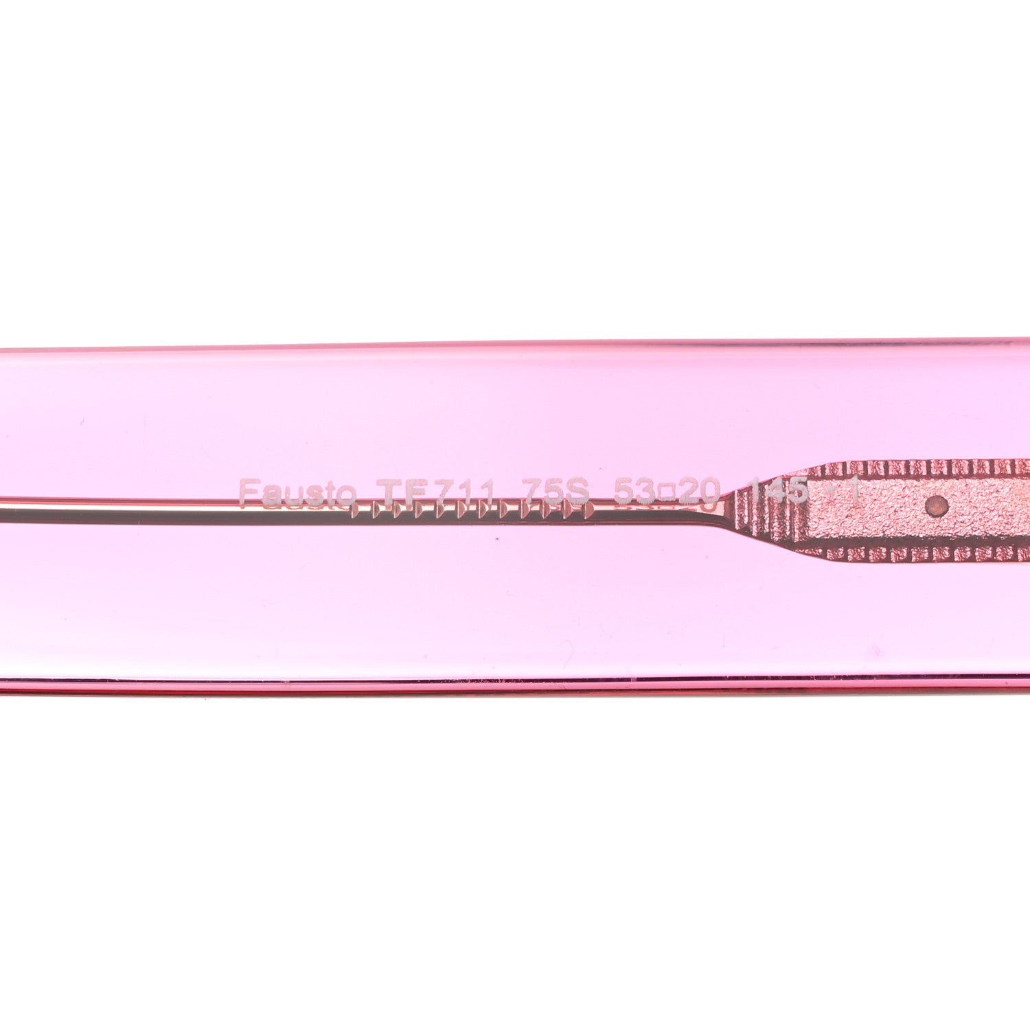 Tom Ford Acetate Fausto Sunglasses TF711 Transparent Pink 5 of 8