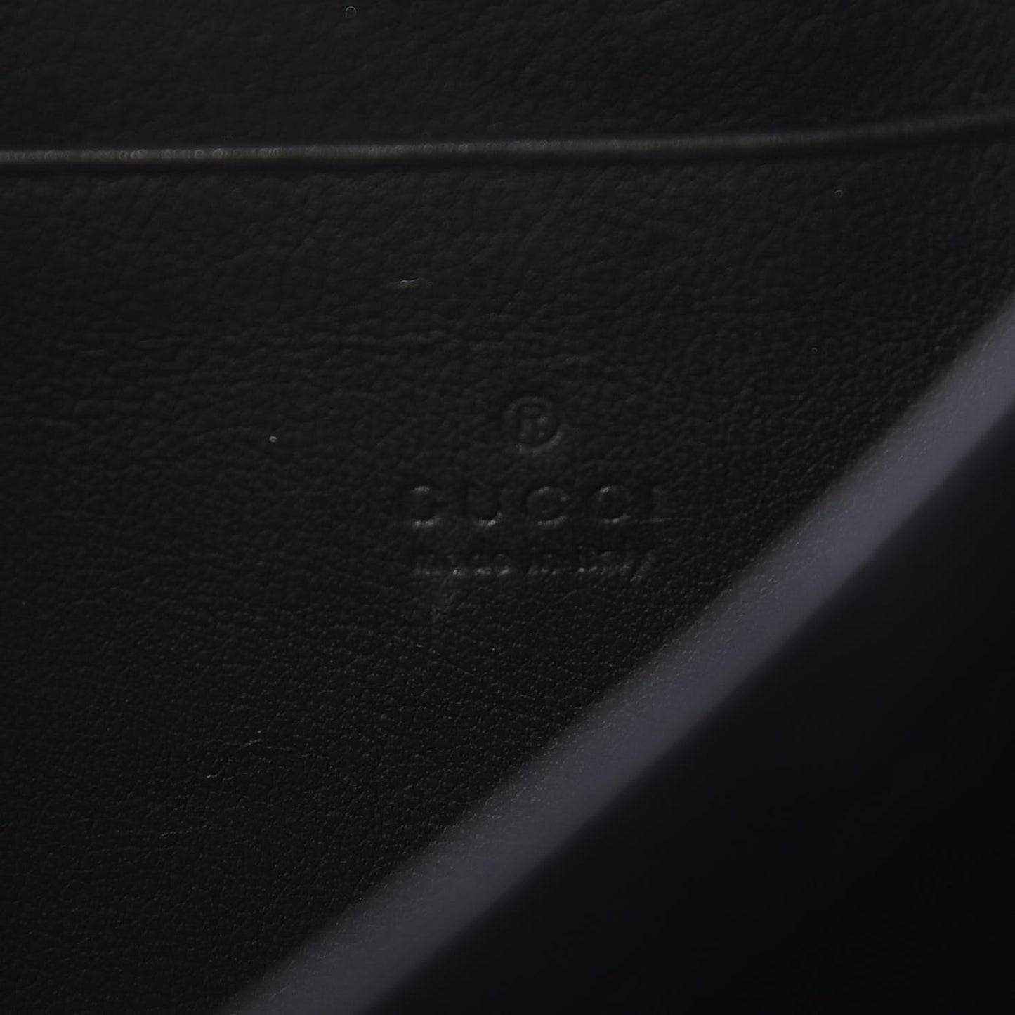 Suede Mini Dionysus Chain Wallet Black
