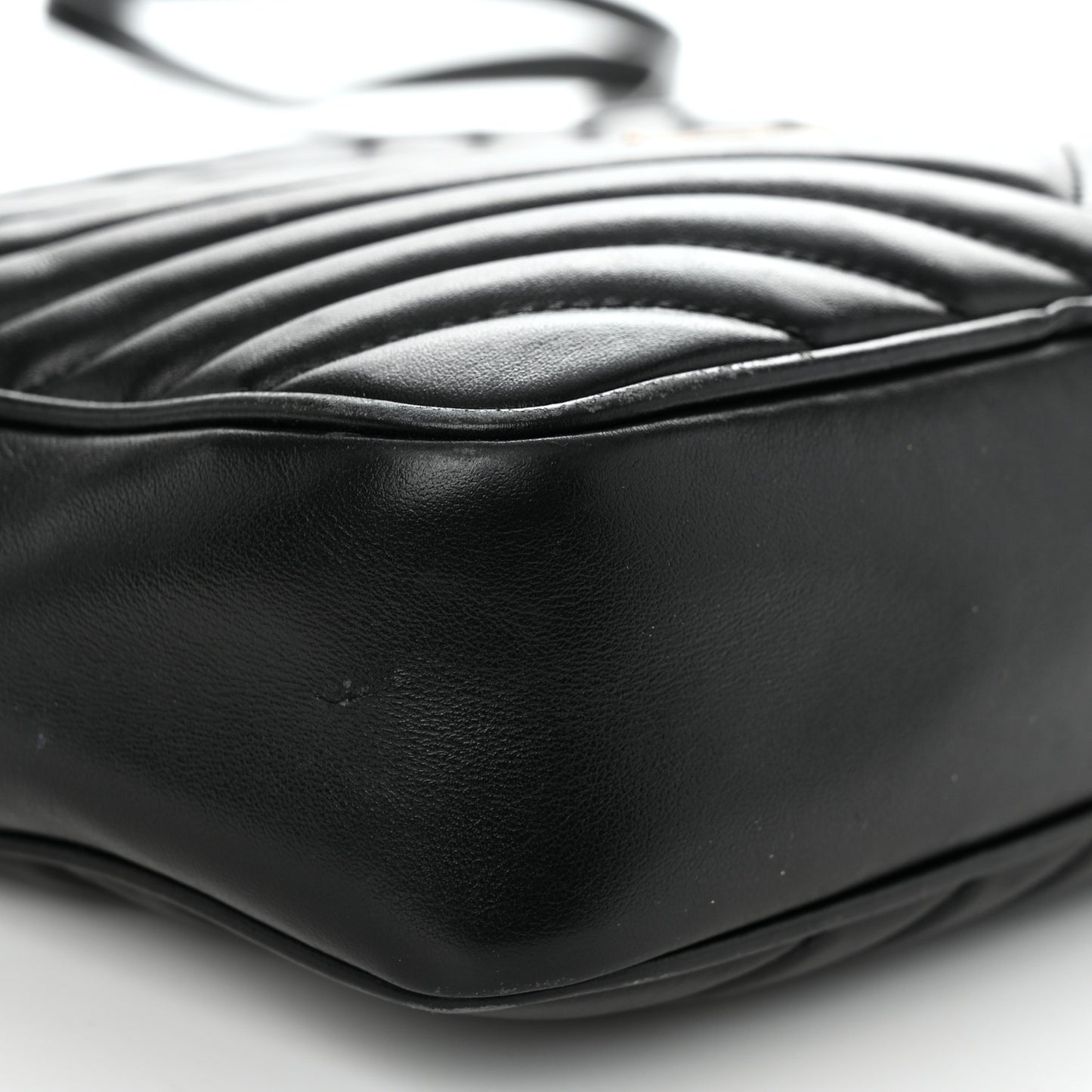 Calfskin Matelasse Monogram Lou Camera Bag Black
