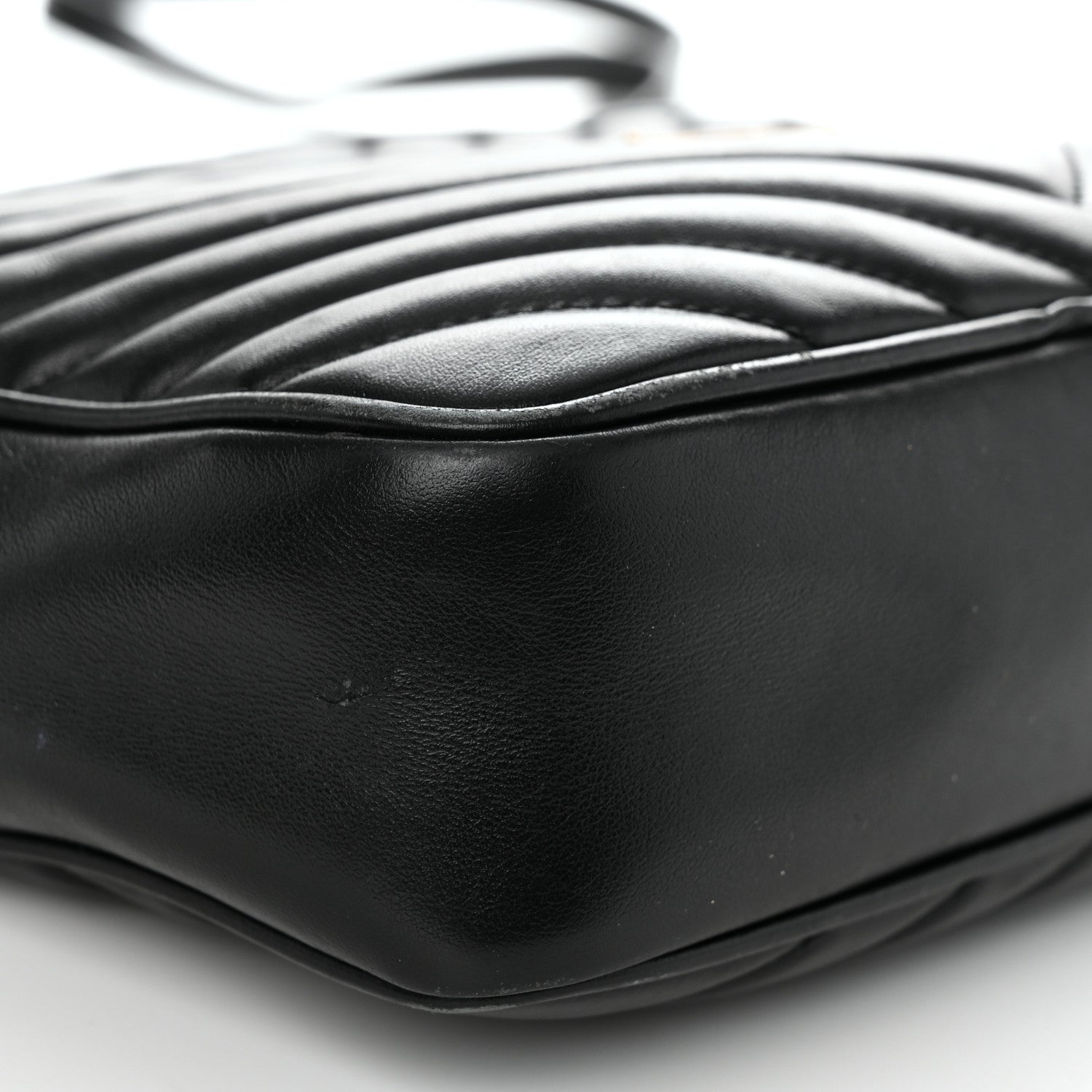 Saint Laurent Calfskin Matelasse Monogram Lou Camera Bag Black 10 of 16