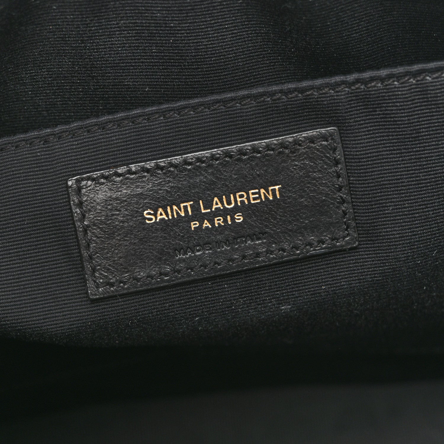Saint Laurent Calfskin Matelasse Monogram Lou Camera Bag Black 6 of 12