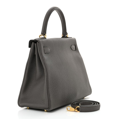 Hermes Togo Kelly Retourne 28 Etain 3 of 11