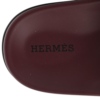 Hermes Suede Goatskin Womens Chypre Sandals 38.5 Rose Framboise 7 of 9