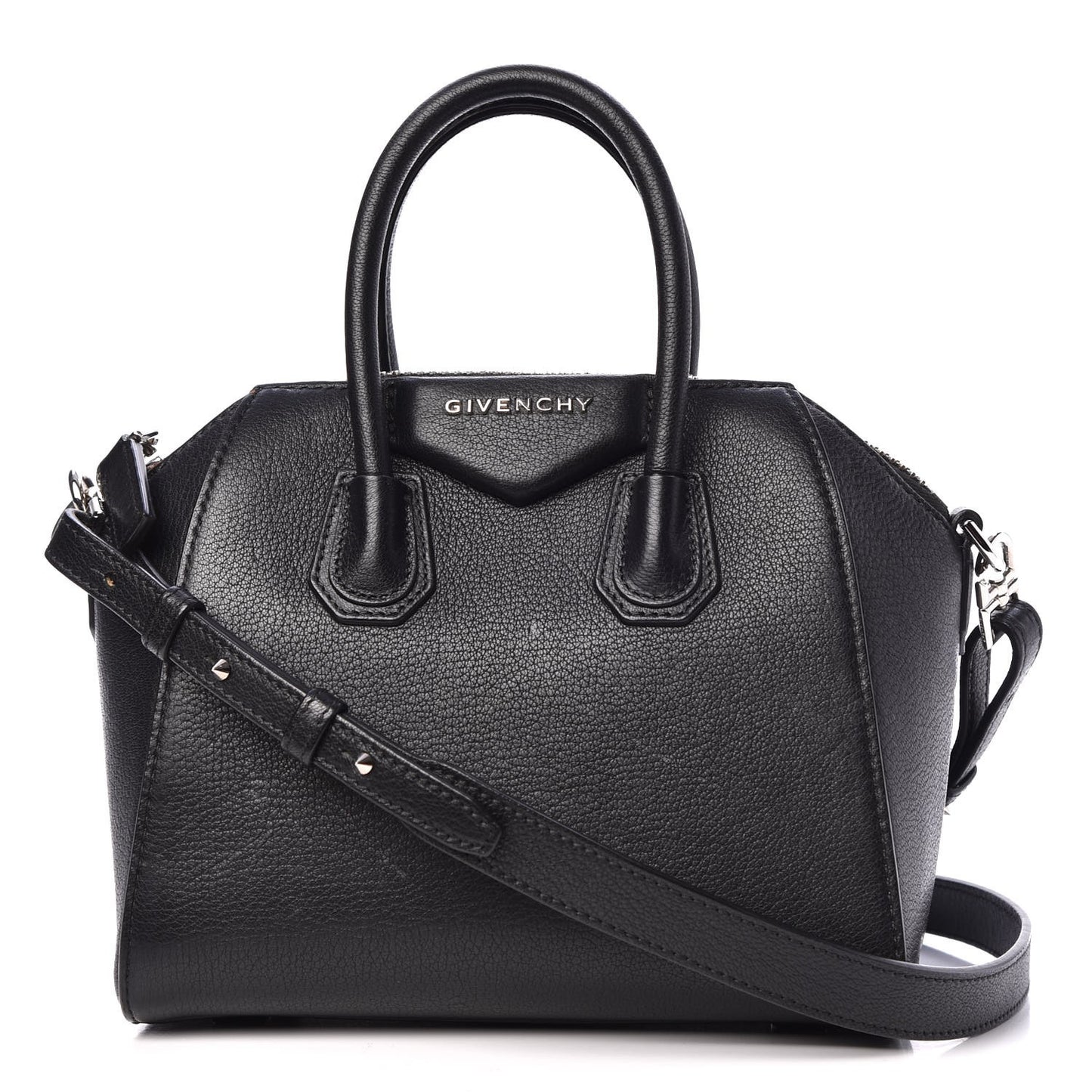 Sugar Goatskin Mini Antigona Black