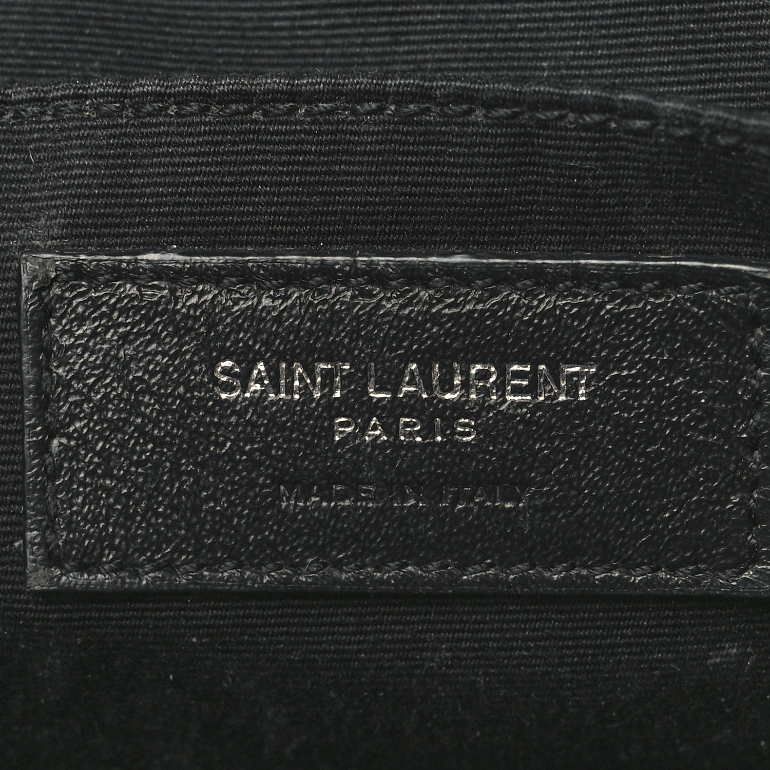 Saint Laurent Raffia Canvas Monogram Lou Camera Bag Black 6 of 11