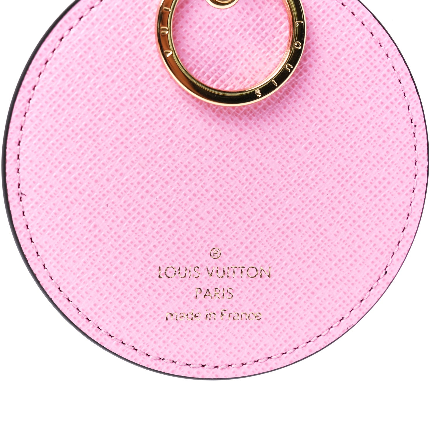 Louis Vuitton Monogram 2022 Christmas Animation Paris Bag Charm Key Ring Pink 4 of 10