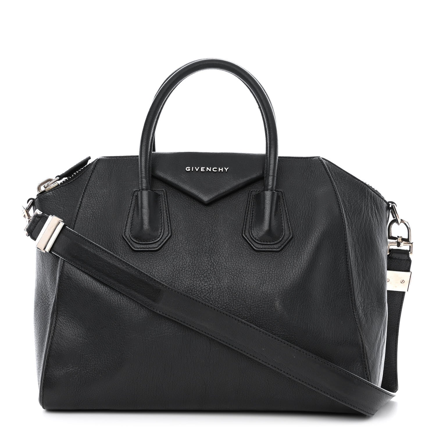 Givenchy Sugar Goatskin Medium Antigona Black 1 of 15
