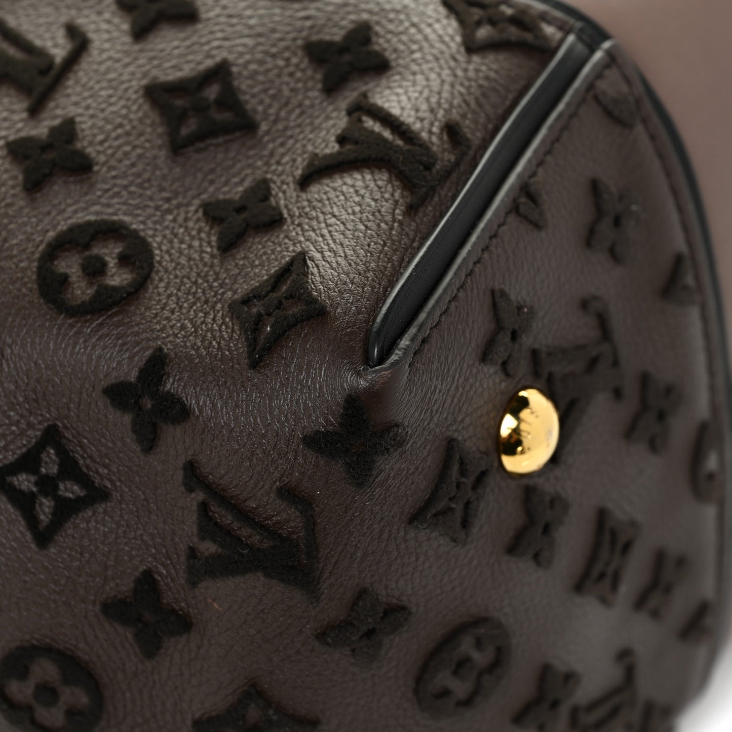 Cuir Orfevre Veau Cachemire Tote W GM Gris