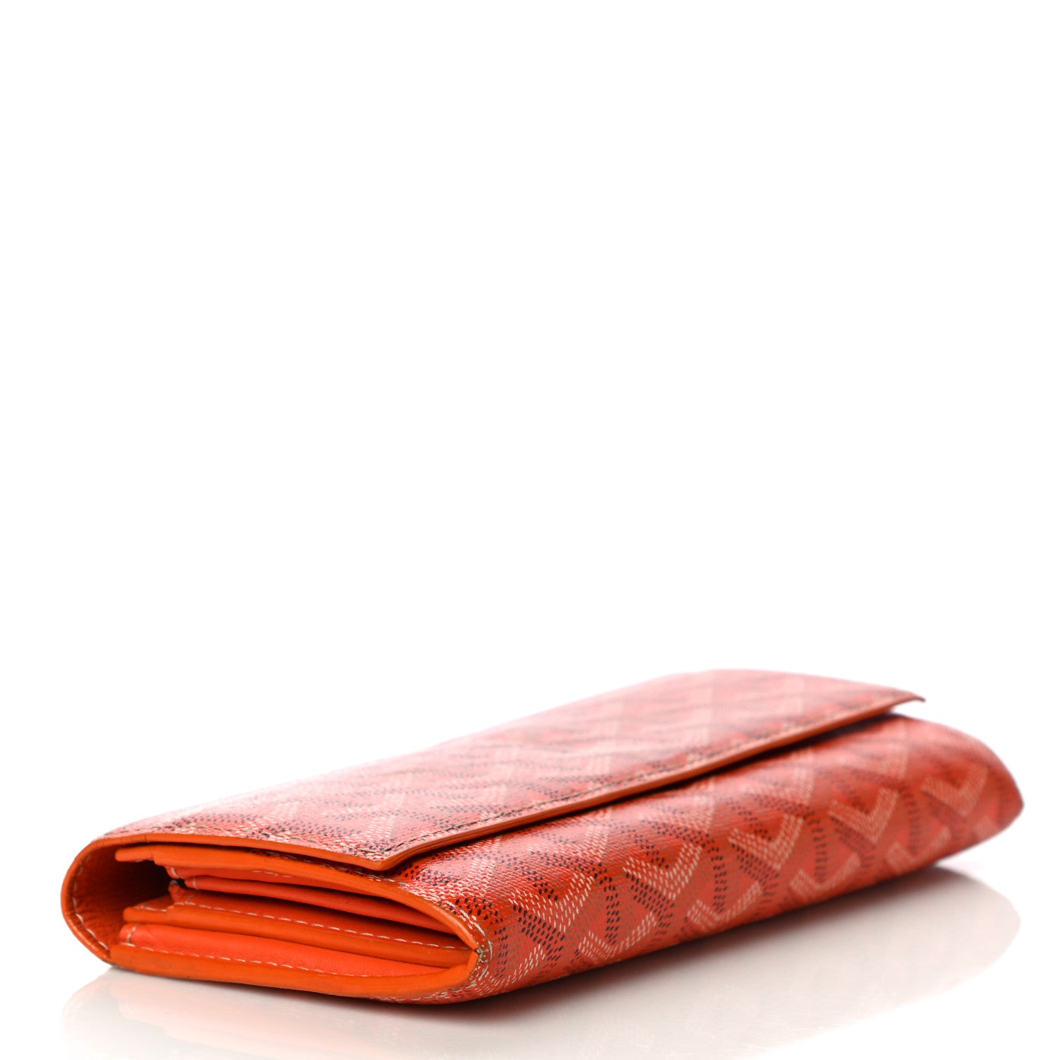 Goyard Goyardine Varenne Long Wallet Orange 4 of 15