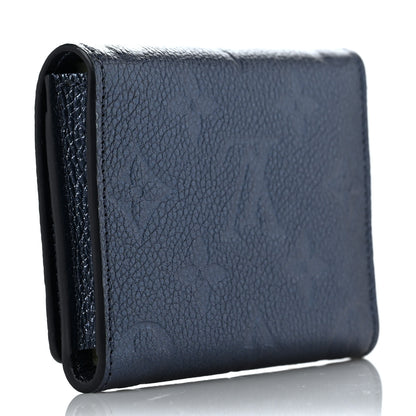 Louis Vuitton Metallic Empreinte Business Card Holder Navy Nacre 3 of 8