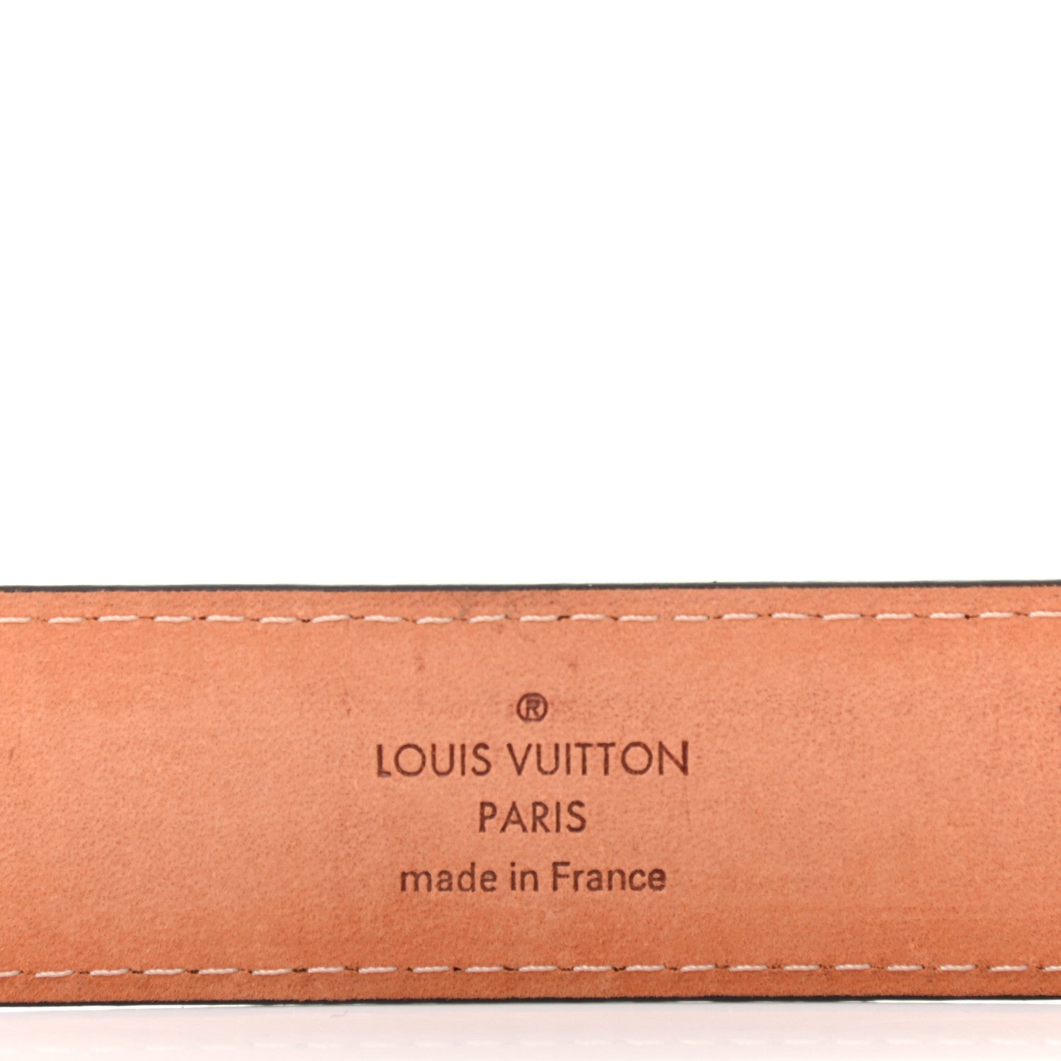 Louis Vuitton Damier Ebene 30mm Ellipse Belt 85 34 4 of 7