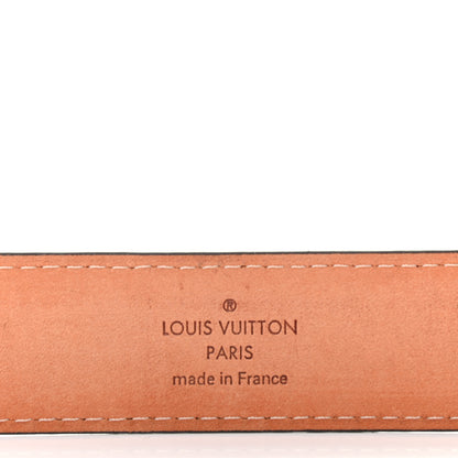 Louis Vuitton Damier Ebene 30mm Ellipse Belt 85 34 4 of 7