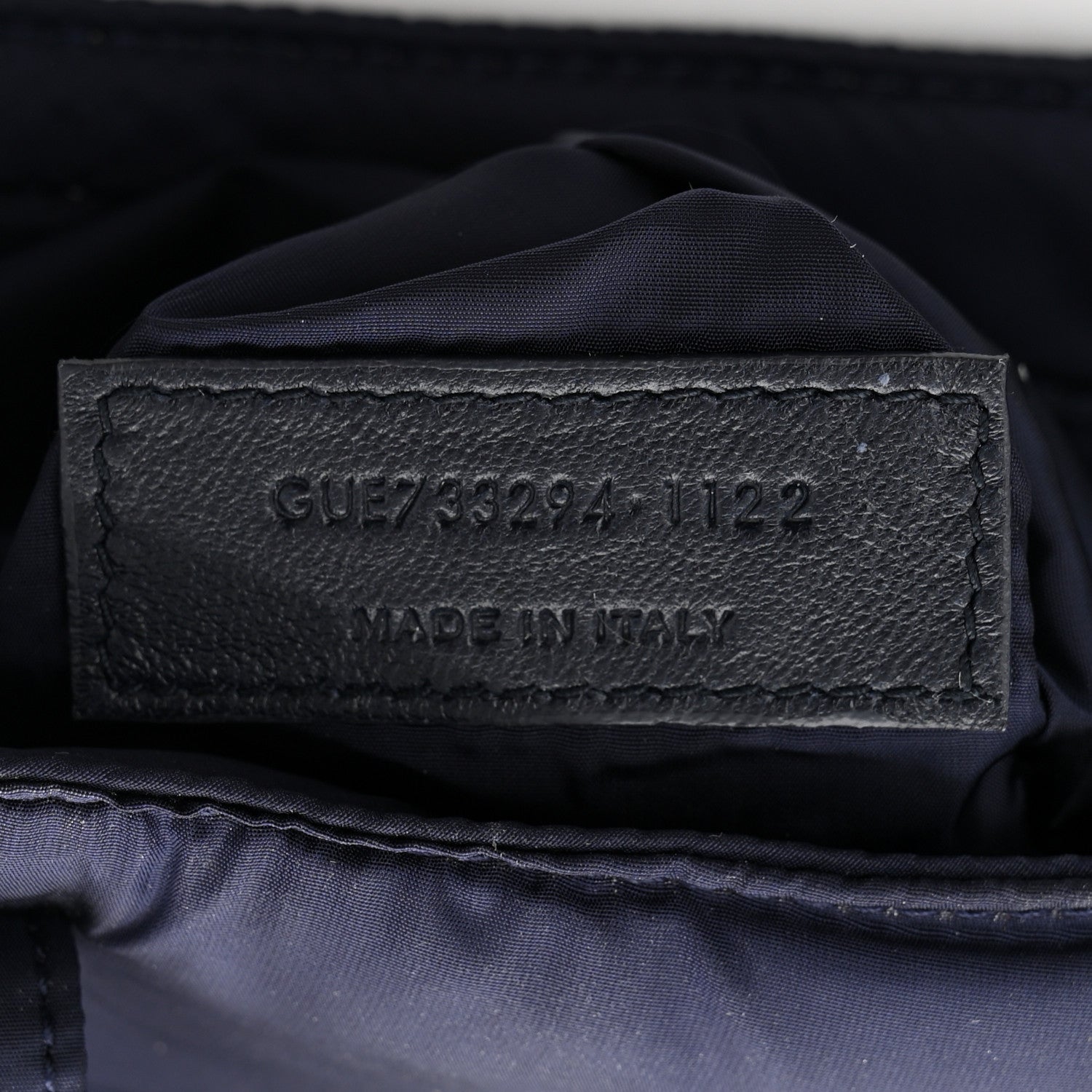 Saint Laurent Econyl Nylon Le 5 A 7 Hobo Navy 7 of 10