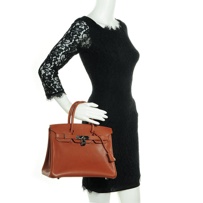 Hermes Vache Liegee Birkin 30 Noisette 2 of 10