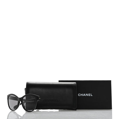 Chanel Acetate Pantos Logo Sunglasses 5458-A Black 9 of 9