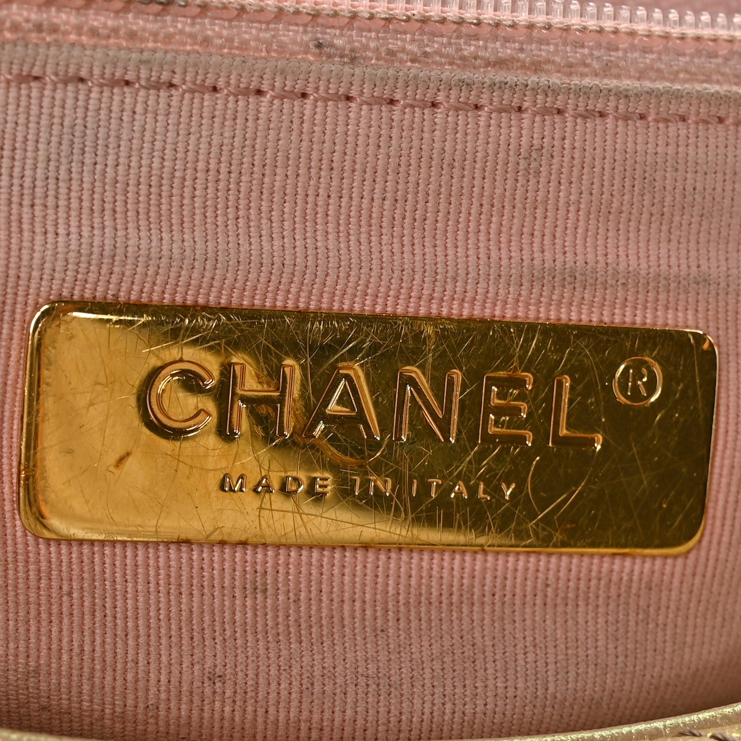 Iridescent Lambskin Quilted Medium Chanel 19 Flap Pink
