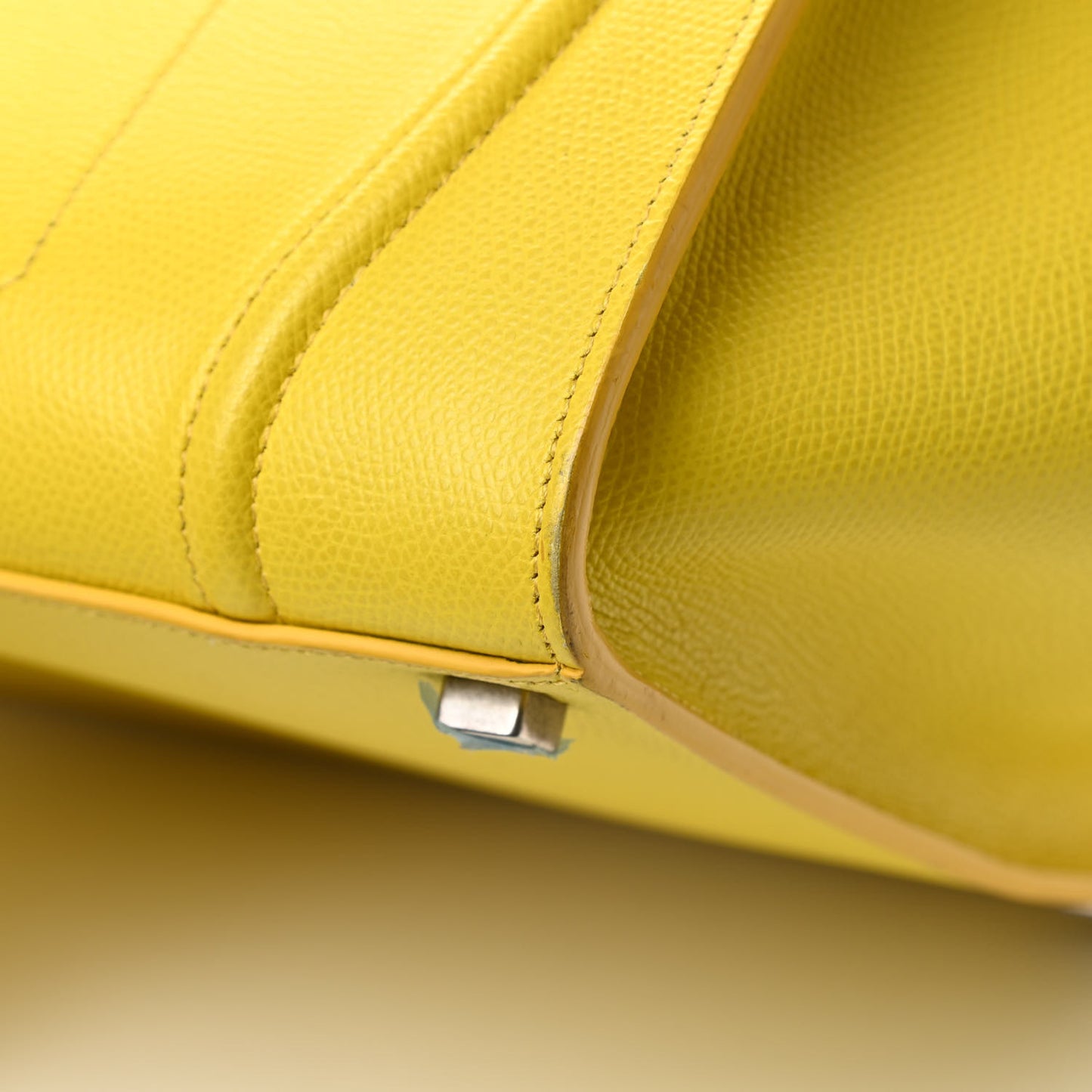 Grained Calfskin Medium Phantom Luggage Yellow