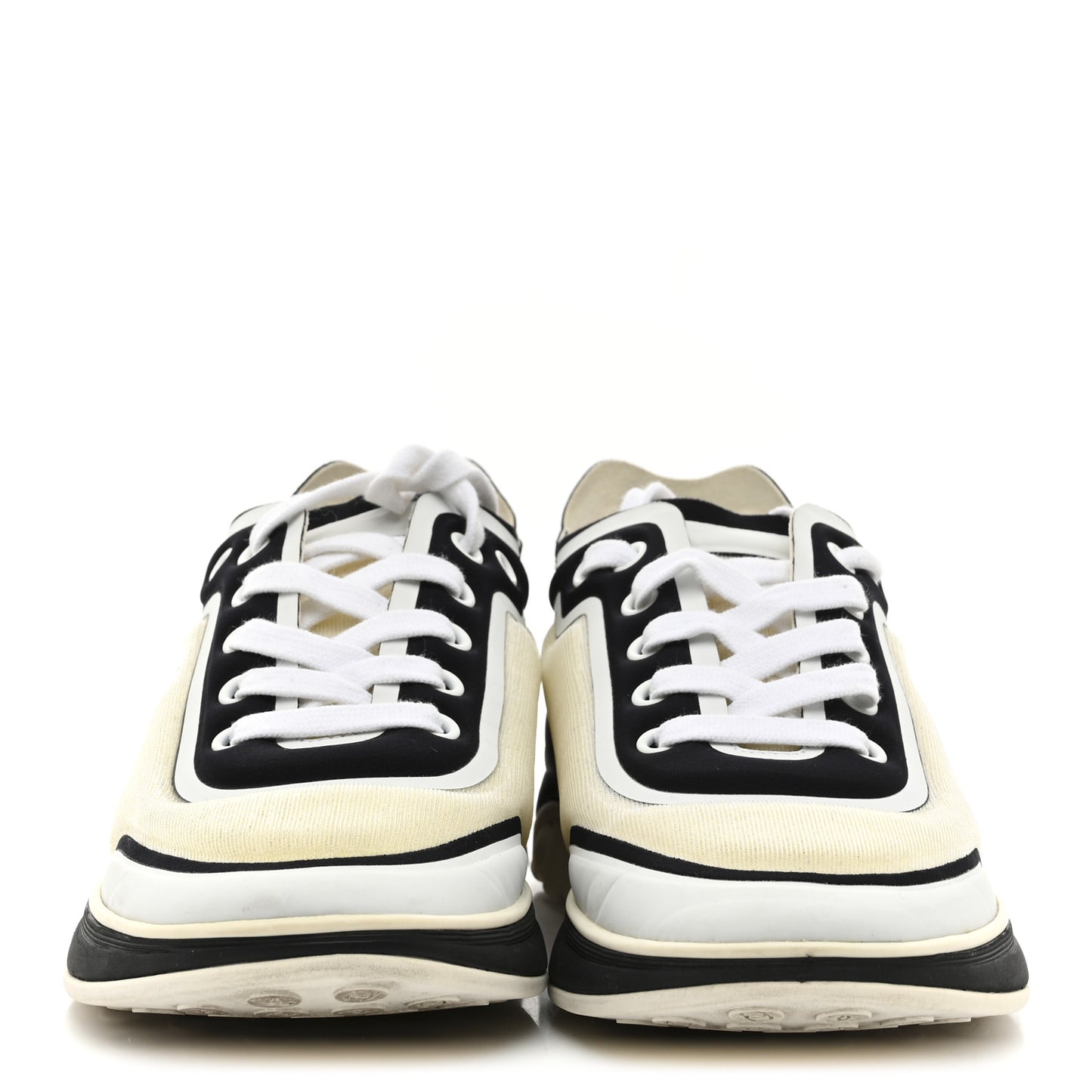 Lycra Womens CC Sneakers 37 White Black