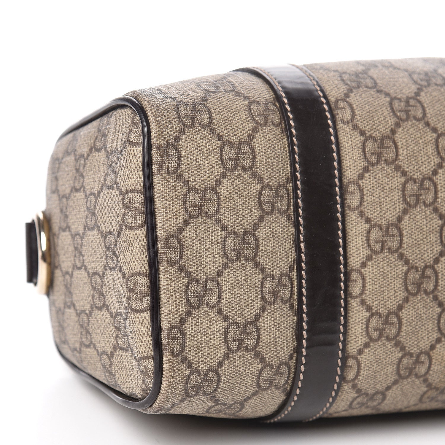 Gucci GG Plus Monogram Small Joy Boston Dark Brown 8 of 10
