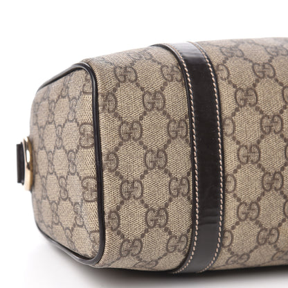 Gucci GG Plus Monogram Small Joy Boston Dark Brown 8 of 10