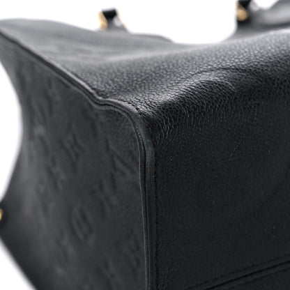 Louis Vuitton Empreinte Monogram Giant Onthego MM Black 7 of 14