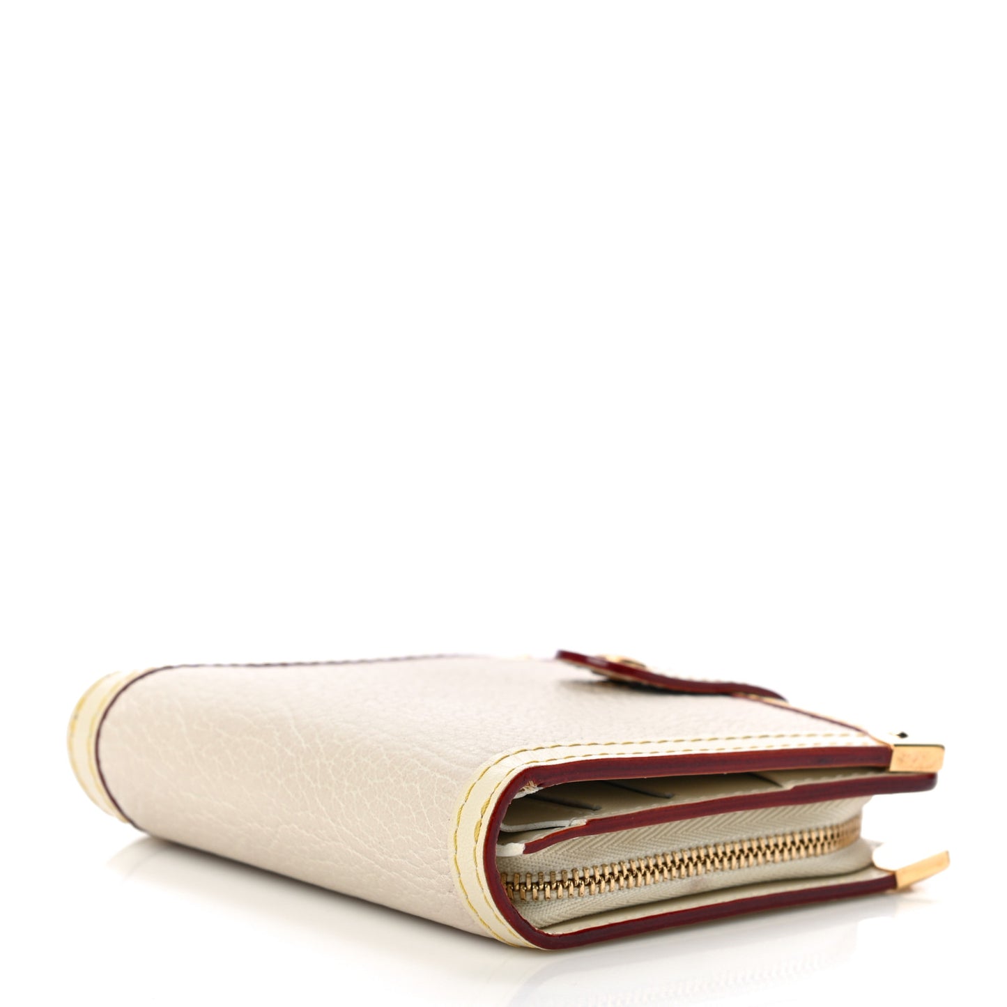 Suhali Compact Zipped Wallet White