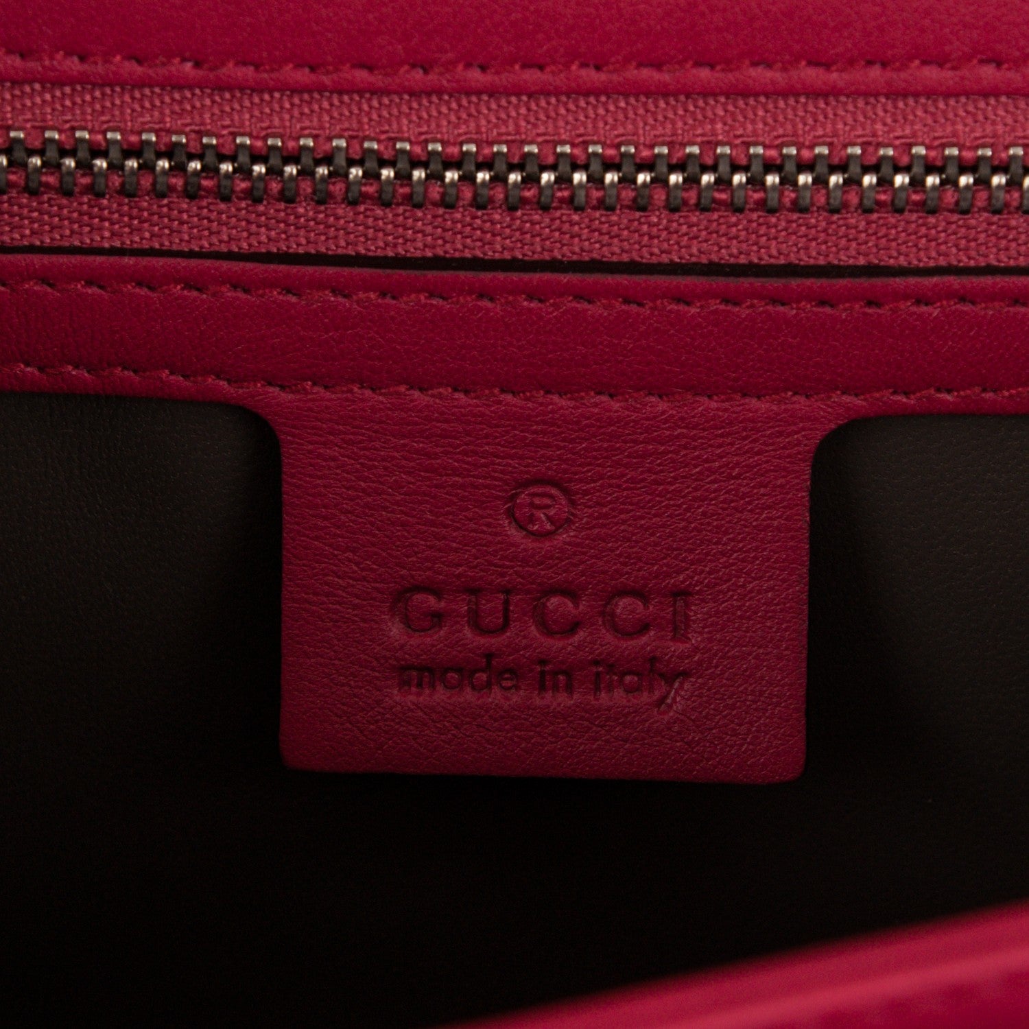 Gucci Shade Lux Calfskin Interlocking G Shoulder Bag Petunia 6 of 6