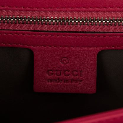 Gucci Shade Lux Calfskin Interlocking G Shoulder Bag Petunia 6 of 6