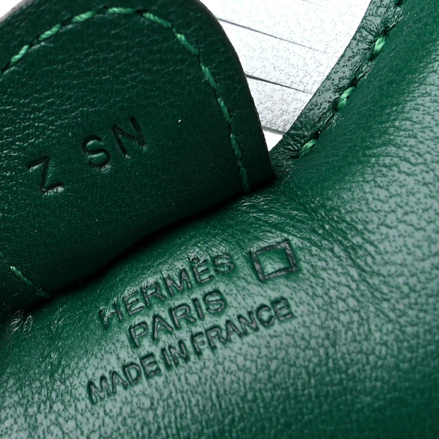 Milo Lambskin Matte Alligator Touch Grigri Rodeo Horse Bag Charm PM Malachite Menthe Bleu Brume Very Jade