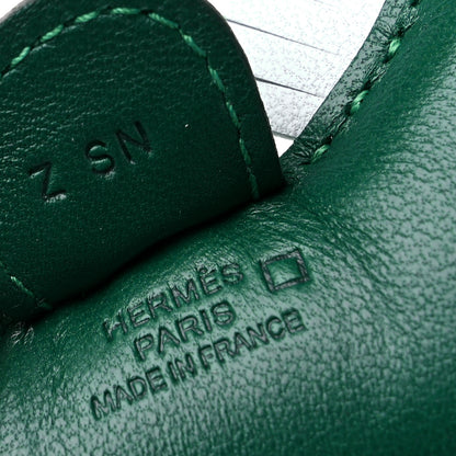 Hermes Milo Lambskin Matte Alligator Touch Grigri Rodeo Horse Bag Charm PM Malachite Menthe Bleu Brume Very Jade 3 of 4