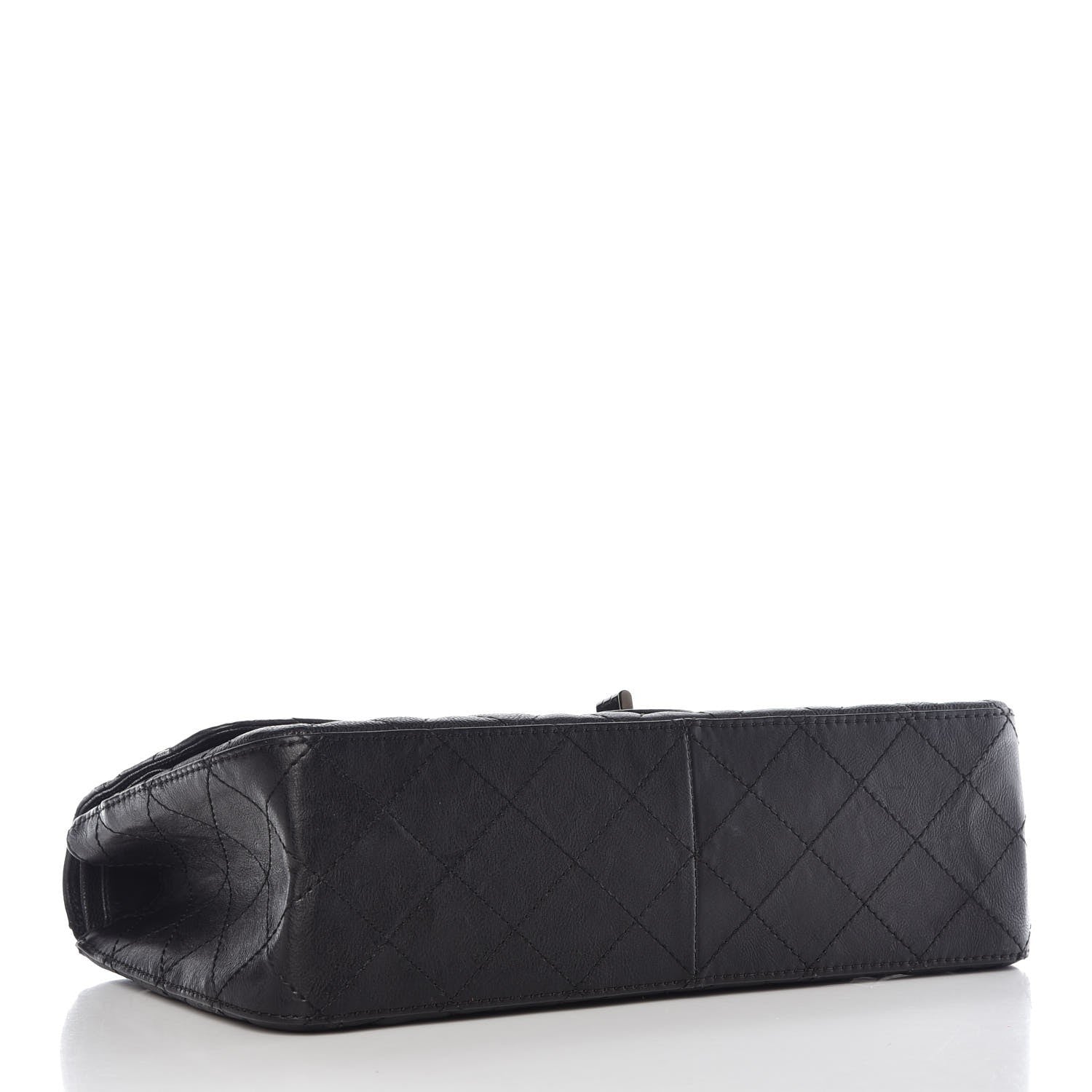 Chanel Crumpled Calfskin Quilted 2.55 Reissue 227 Flap So Black 5 of 15