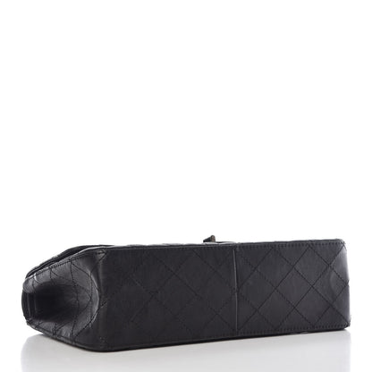 Chanel Crumpled Calfskin Quilted 2.55 Reissue 227 Flap So Black 5 of 15