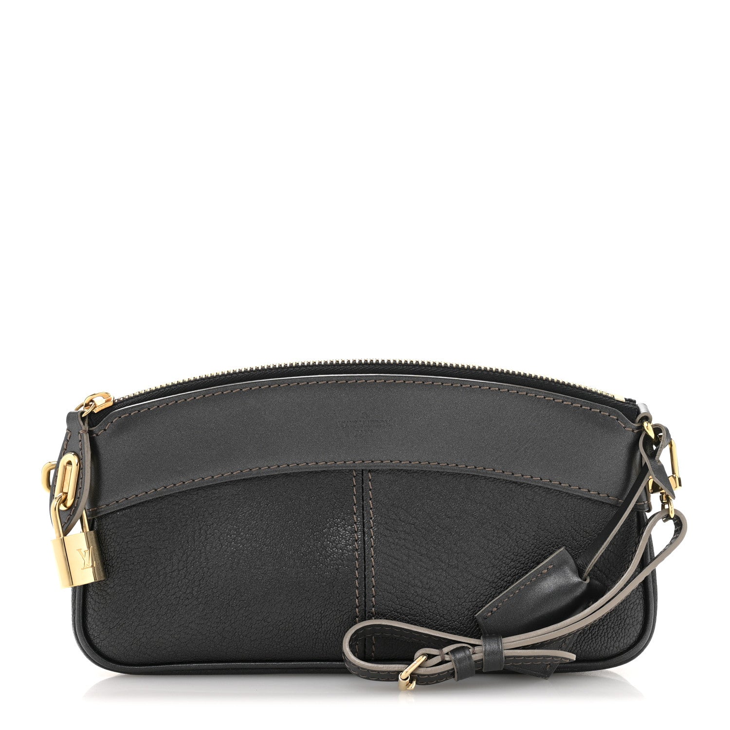 Louis Vuitton Suhali Lockit Clutch Chrome 1 of 12