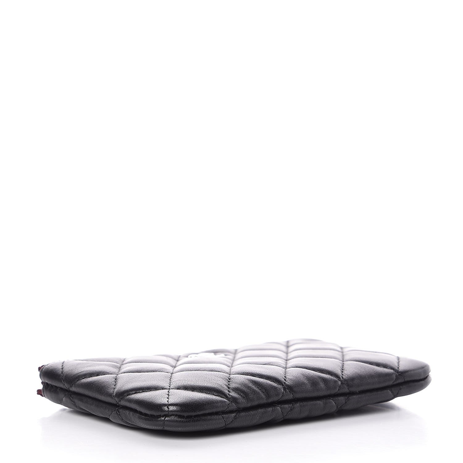 Chanel Lambskin Quilted Small Cosmetic Case Black 3 of 7