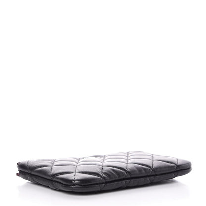 Chanel Lambskin Quilted Small Cosmetic Case Black 3 of 7