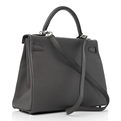 Hermes Togo Kelly Retourne 32 Etain 3 of 13