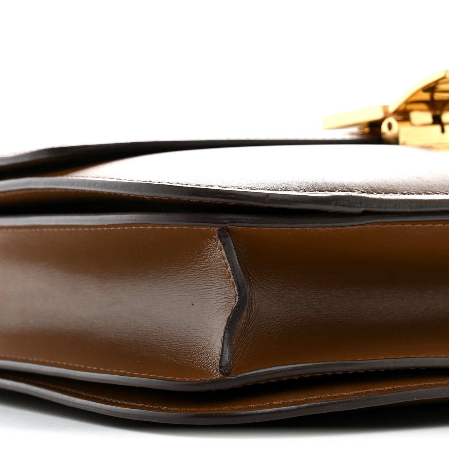 Box Calfskin Medium Classic Box Flap Bag Camel