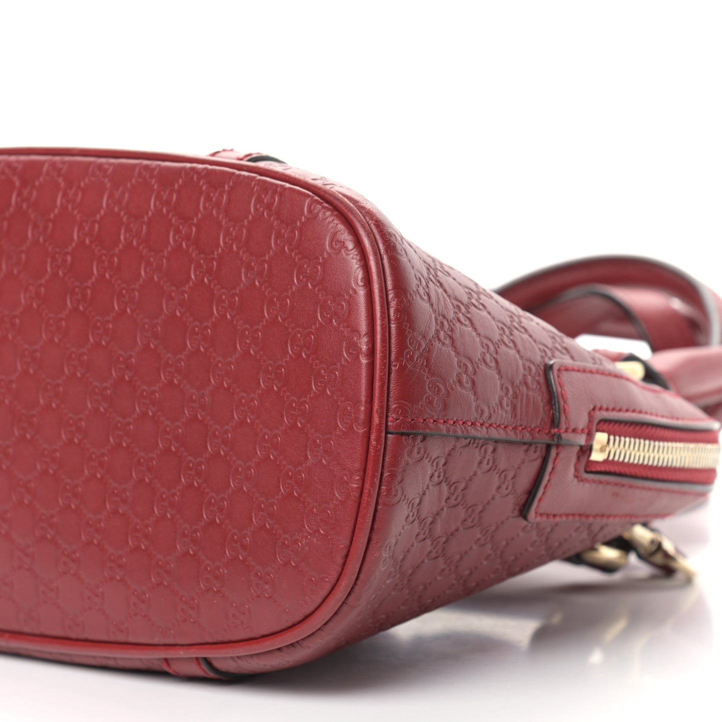 Soft Microguccissima Mini Dome Bag Rosso