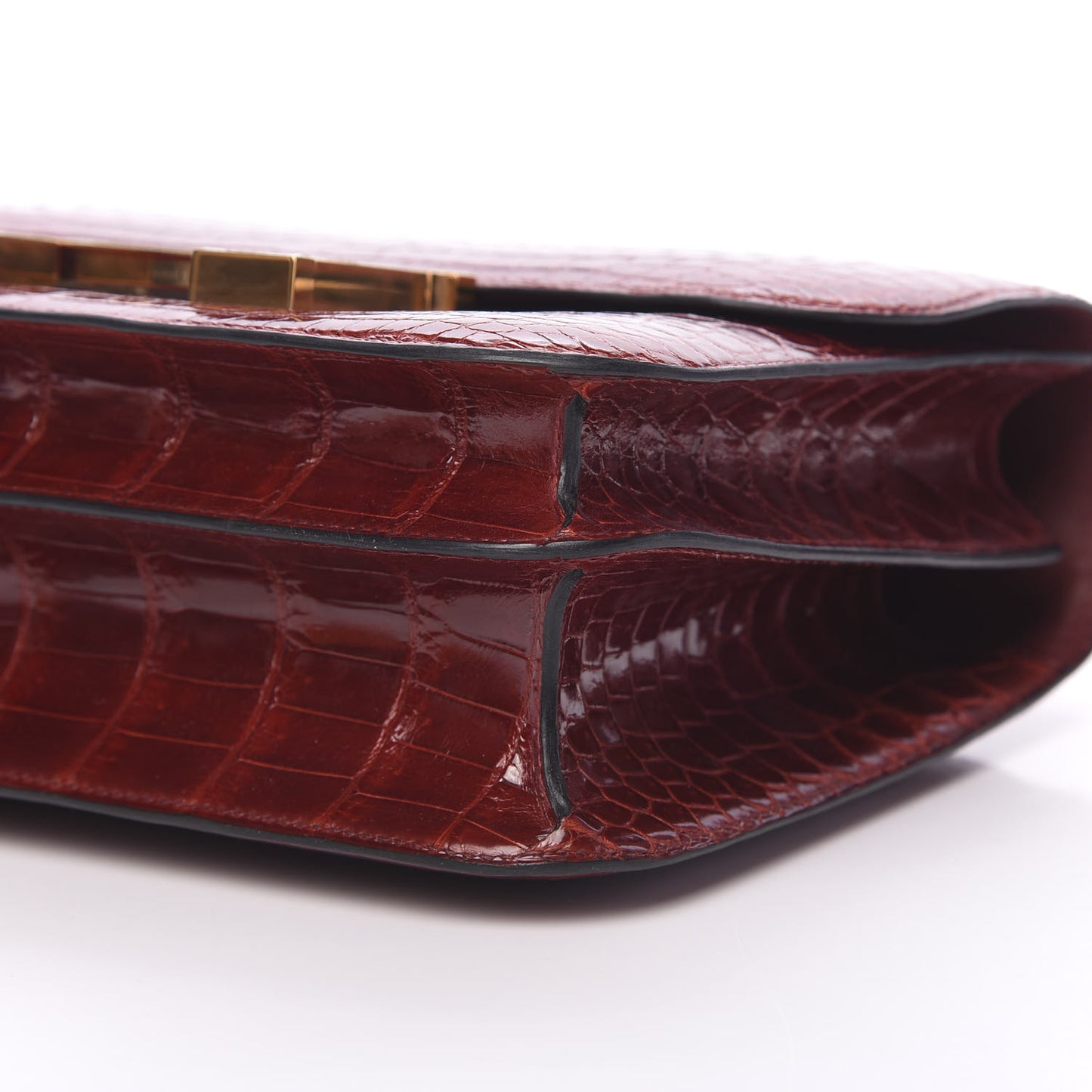 Shiny Niloticus Crocodile Lizard Marquette Constance 24 Rouge H