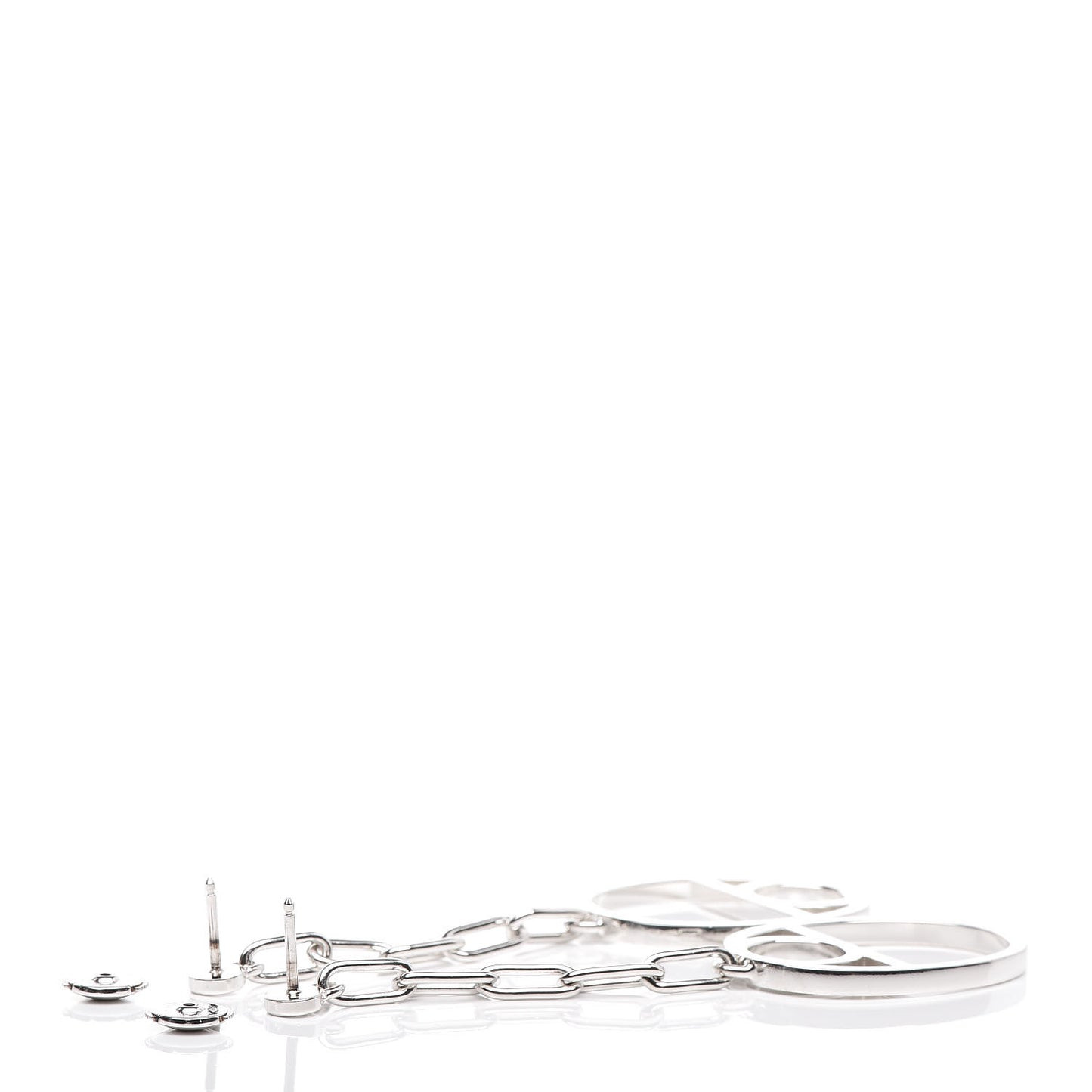 Sterling Silver Chaine D'Ancre Game Drop Earrings