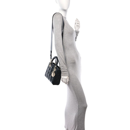 Christian Dior Lambskin Cannage Small My ABCDior Lady Dior Black 3 of 11