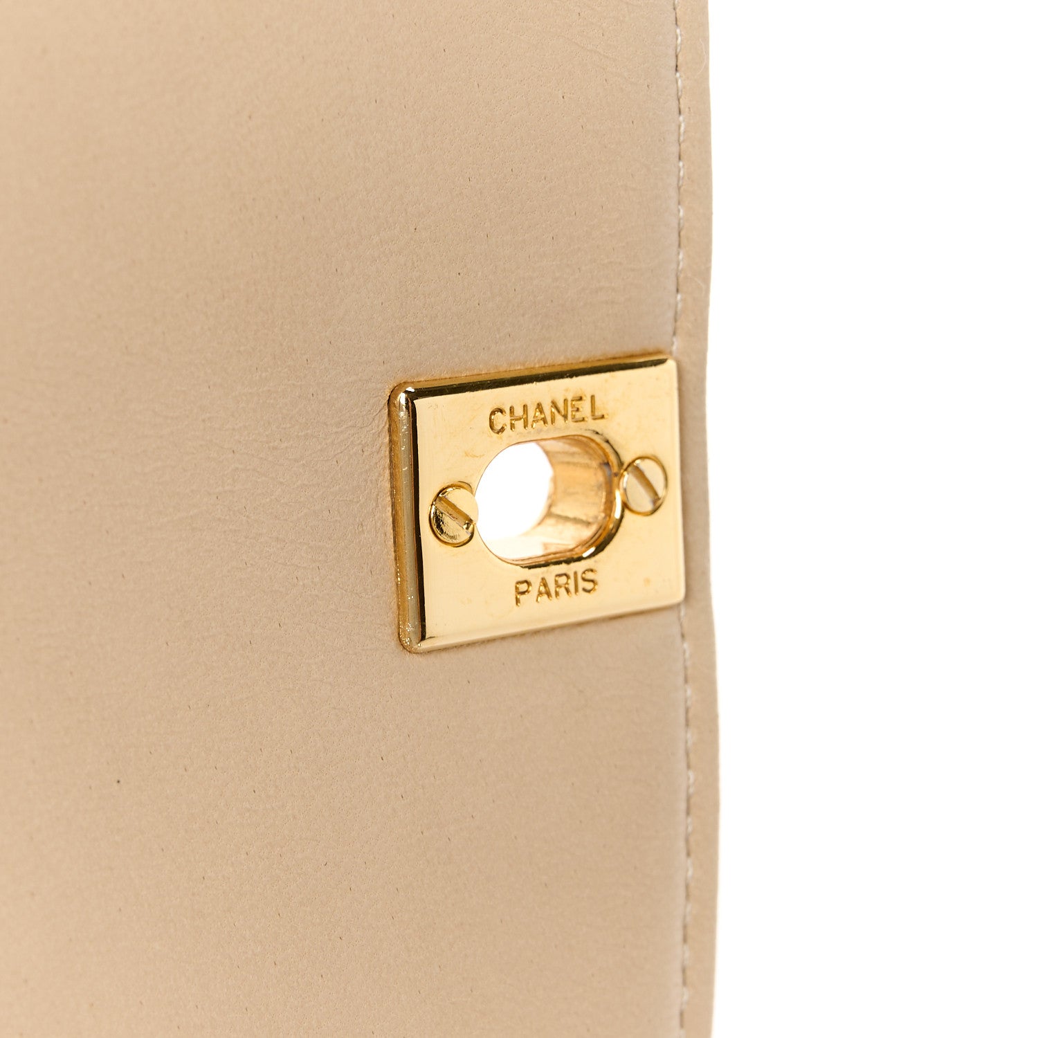 Chanel Lambskin Quilted Medium Single Flap Beige 7 of 15