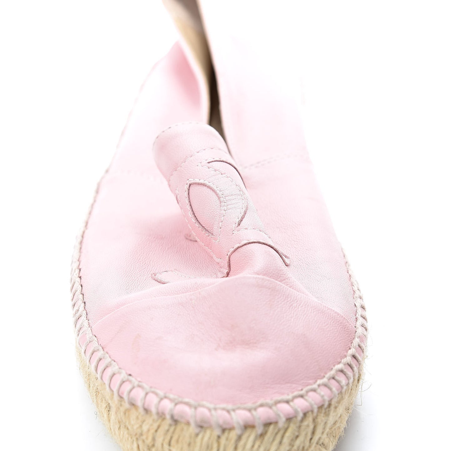 Lambskin CC Espadrilles 41 Light Pink