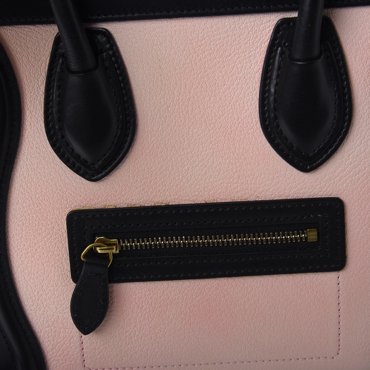 Celine Smooth Drummed Calfskin Nano Tri-Color Luggage Light Rose 9 of 10