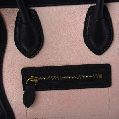 Celine Smooth Drummed Calfskin Nano Tri-Color Luggage Light Rose 9 of 10