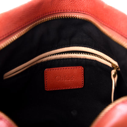 Chloe Calfskin Medium Paraty Holly Berry 5 of 11