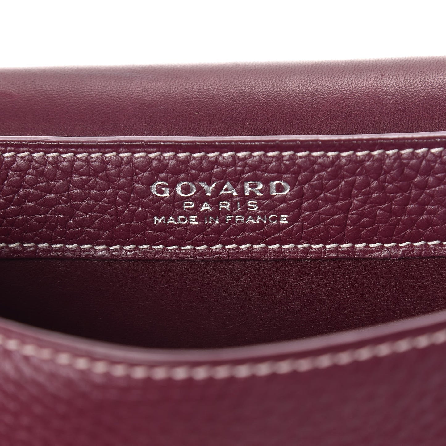 Taurillon 233 Shoulder Bag Burgundy