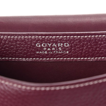 Goyard Taurillon 233 Shoulder Bag Burgundy 6 of 9