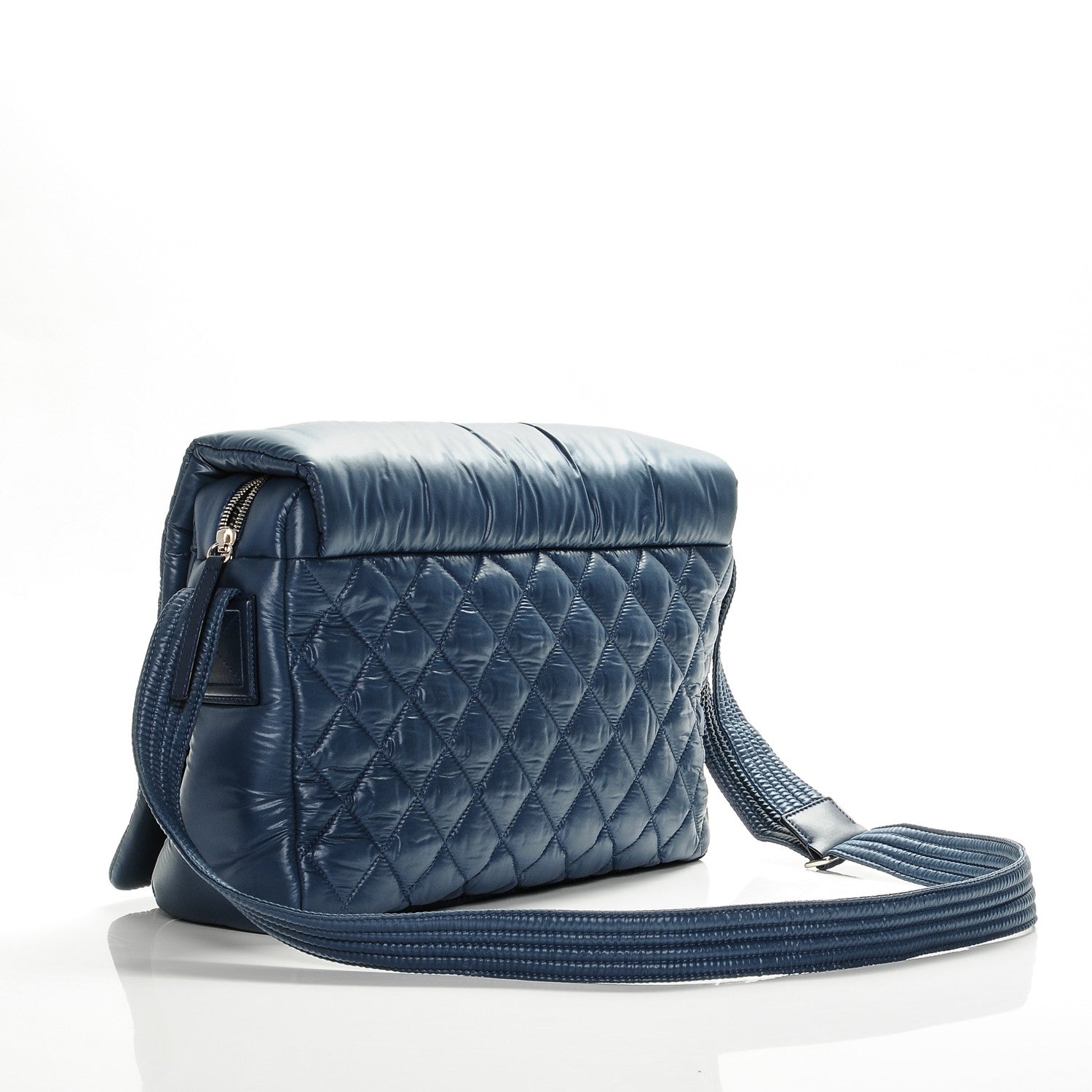 Chanel Nylon Coco Cocoon Messenger Bag Dark Blue 3 of 8